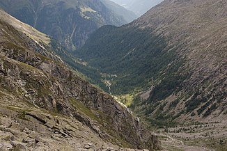 View to the west into the Patscher valley