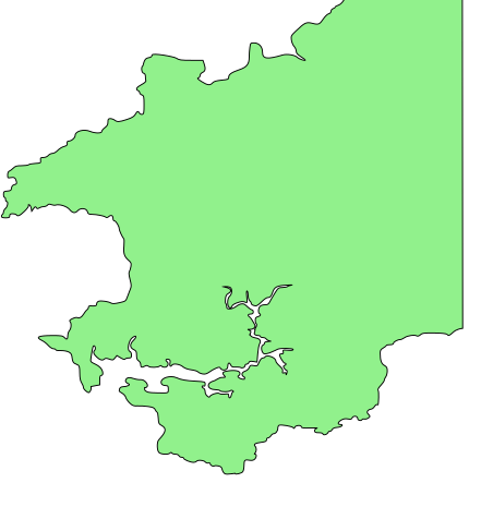 File:Pembrokeshire map plain.svg