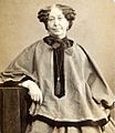 [Recueil. Personnalités des arts et des lettres] : vue 9 - F. 2. George Sand (Nadar phot.);