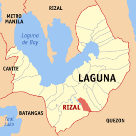 Kaart van Rizal