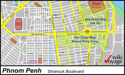 Plan des Sihanouk Boulevards