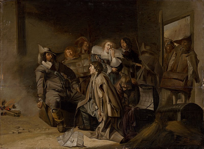 File:Pieter Jacobs Codde - A Questioning of a Prisoner - O 3109 - Slovak National Gallery.jpg