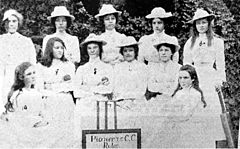 Image 8Pioneers Cricket Club, South Africa, 1902 (from History of women's cricket)