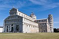 Exterior de la catedral de Pisa, Italia.