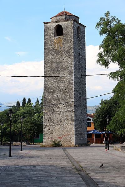 File:Podgorica, città vecchia, torre dell'orologio 02.JPG