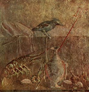 Fresque de Pompéi (Ier siècle av. J.-C..