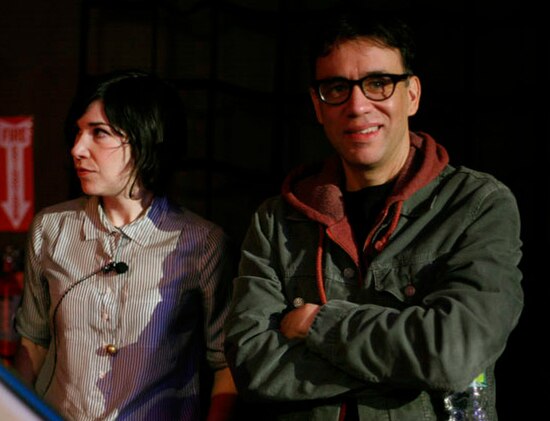 Carrie Brownstein and Fred Armisen, stars of the show