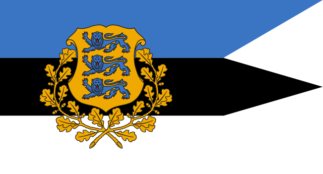 File:Presidential Standard of Estonia (at sea).svg