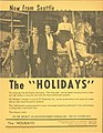 Promo for band The Holidays, circa 1960s (38552261782).jpg