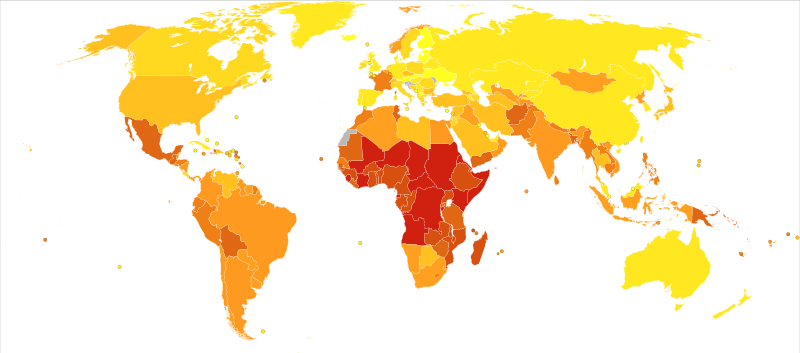 File:Protein-energy malnutrition world map-Deaths per million persons-WHO2012.svg