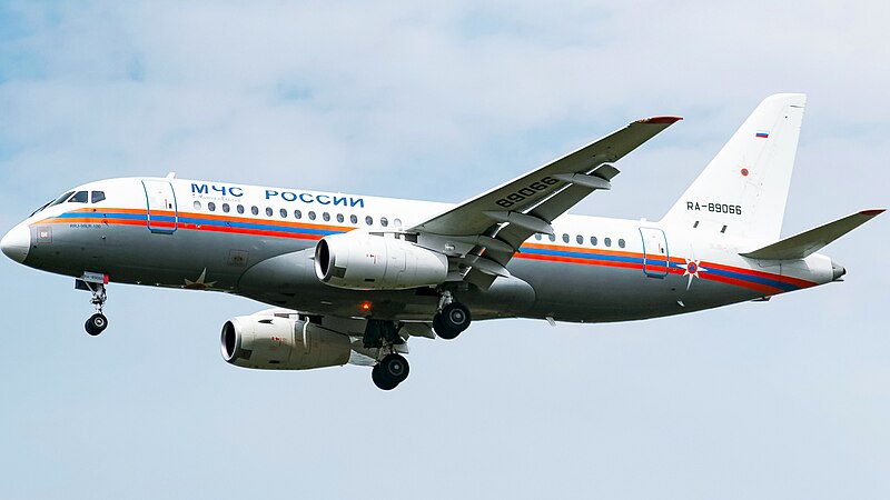 File:RA-89066 - SU95 - Sukhoi SuperJet 100-95B - Emercom - VGHS.jpg