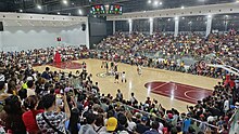 Rosario Cultural and Sports Center hosts basketball games, public entertainment, and events RCSC interior.jpg
