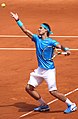 Rekordsieger im Herren-Einzel Rafael Nadal (zuletzt bei den French Open 2022), hier bei den French Open 2011