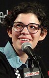 Rebecca Sugar Rebecca Sugar Speaking at New York Comic Con 2014 - Peter Dzubay (cropped).jpeg