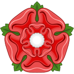 Insigne de la rose rouge de Lancaster.svg