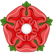 Red Rose Badge of Lancaster.