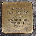 Stolperstein für Paul Brandis in der Maximilianstraße 16