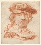 Rembrandt van Rijn, Self-Portrait, c. 1637, NGA 9844