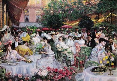 Le Diner à l'hôtel Ritz à Paris (1904), Pierre Georges Jeanniot