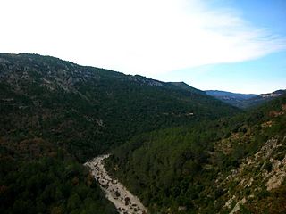 Serra del Turmell mountain in Valencian Country