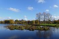 View of the River Cray at Foots Cray Meadows.