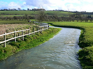 The River Og at Ogbourne St Andrew