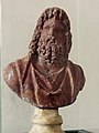 Busto di Serapide in marmo rosso antico (II-III secolo) (Museo nazionale romano di palazzo Altemps)