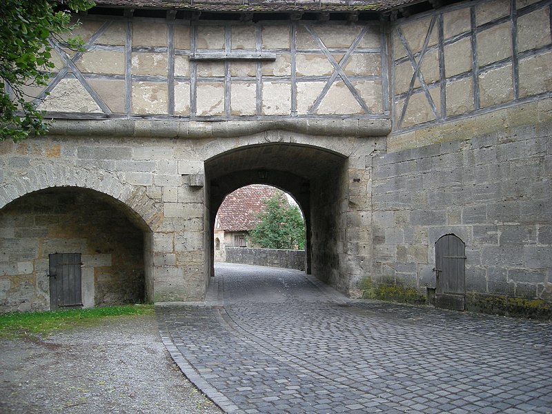 File:Rothenburg Jul 2012 27 (city walls).JPG