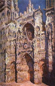 Rouen Cathedral, Full Sunlight, by Claude Monet, in 1894 (Musée d'Orsay)