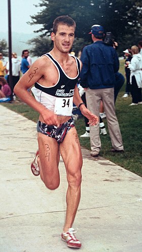 Roy Hinnen bei den USTS Triathlon-Series 1986