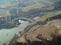 Bild 24: Froschgrundsee mit Talbrücke Froschgrundsee