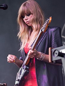 Performing with Chromatics in 2013