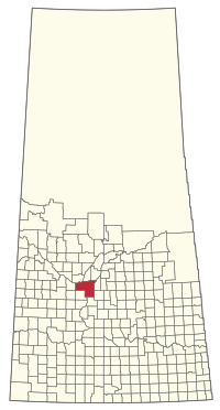 Location of the RM of Corman Park No. 344 in Saskatchewan
