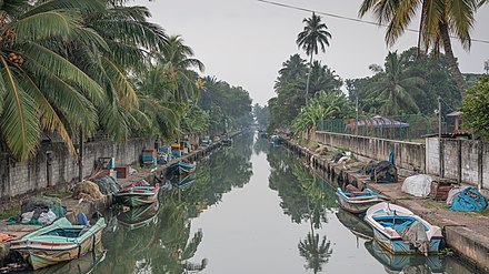 Dutch canal in Negombo, Sri Lanka