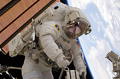 Clayton Anderson during EVA 3.