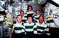 STS-87 in-flight crew portrait STS-87 traditional in-flight crew portrait.jpg