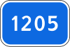 5.28 Kilometer sign