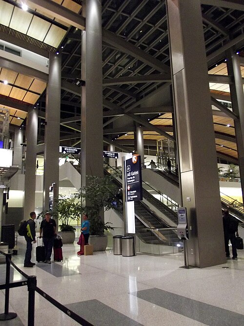 Lower floor of terminal B