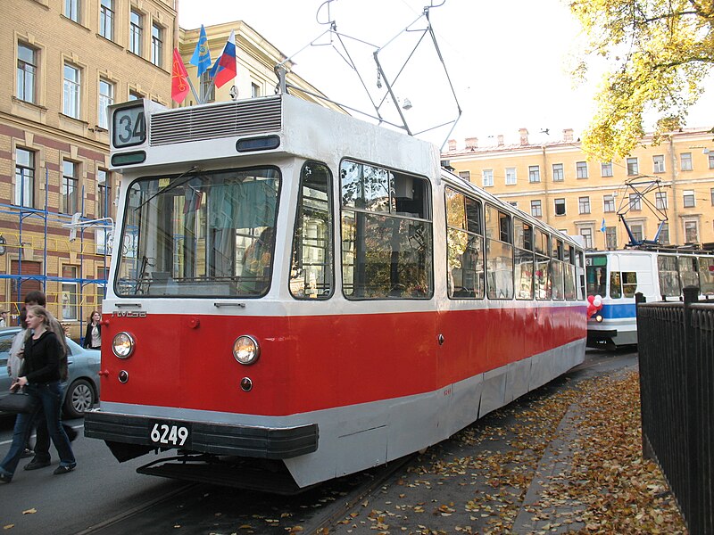 File:Saint Petersburg tram 6249 2007-09 1191159186 Turgenev Square LM-68.JPG