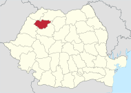 Pozicija Sălaja na karti Rumunjske