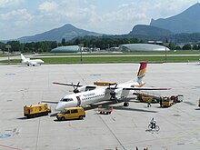 Regionalflugverkehr auf dem Flughafen Salzburg