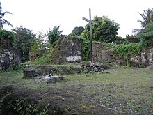 Ruins of the old site of Taal Basilica in Poblacion, San Nicolas SanNicolas,BatangasChurchjf2335 09.JPG