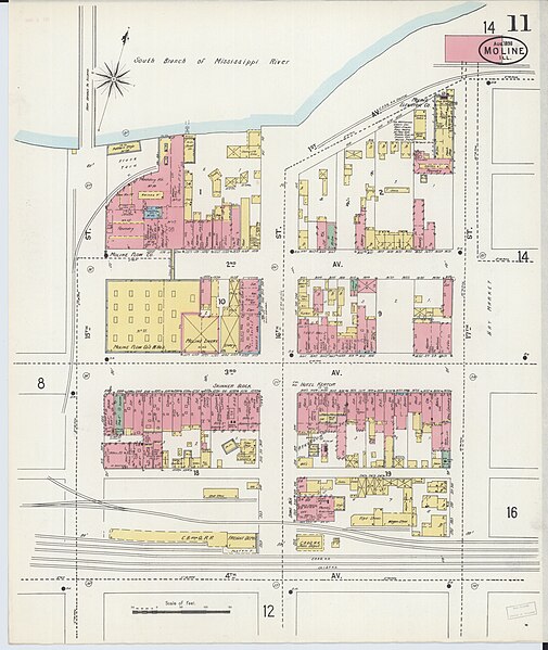 File:Sanborn Fire Insurance Map from Moline, Rock Island County, Illinois. LOC sanborn02018 003-11.jpg