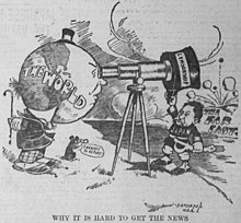 Satterfield cartoon about Japanese military censorship during the Russo-Japanese War Satterfield cartoon about Japanese military censorship during the Russo-Japanese War.jpg