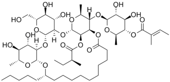 Strukturformel von Scammonin