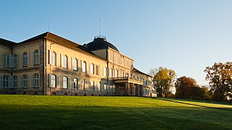 Deutsch: Das Schloss Hohenheim in Stuttgart (Südseite). English: The Hohenheim palace in Stuttgart, Germany.