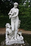 Gabriël Grupello's statue at Schwetzingen Palace