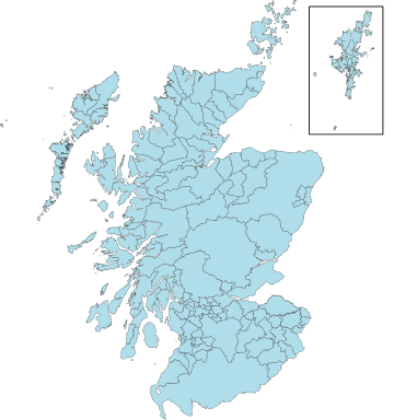 Scotland registration districts 2005