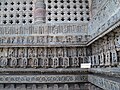 Frieze on moldings and perforated windows at the Chennakeshava temple