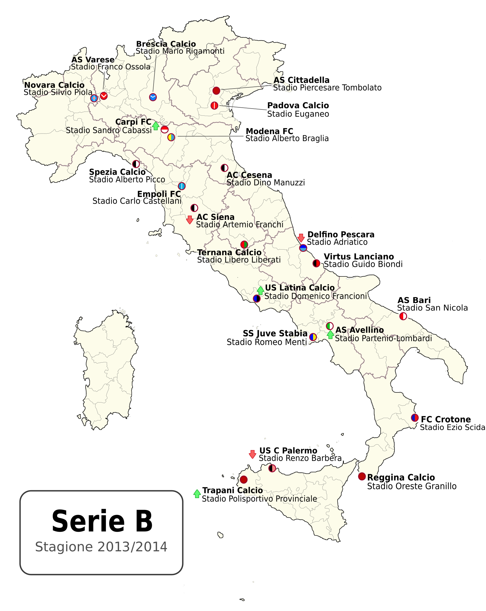 O mapa da Série B - Superesportes